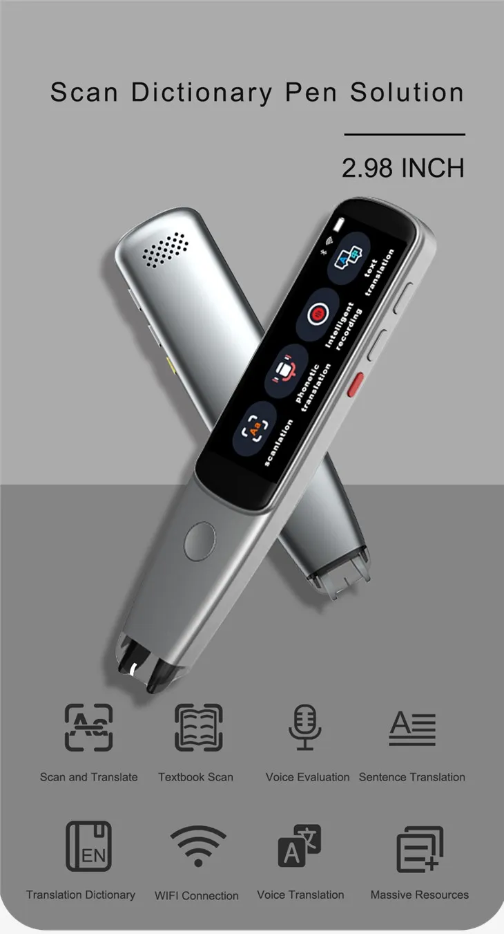 Til o'rganish uchun yangi ilg'or skaner elektron qalam o'quvchi